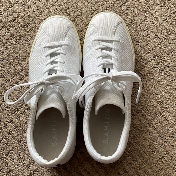 Rothy's The Lace Up Sneaker size 9 removeable insoles machine washable - Picture 6 of 12